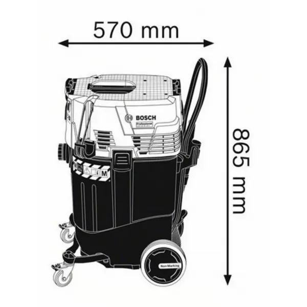 Vysavač na suché a mokré vysávání BOSCH GAS 55 M AFC Professional
