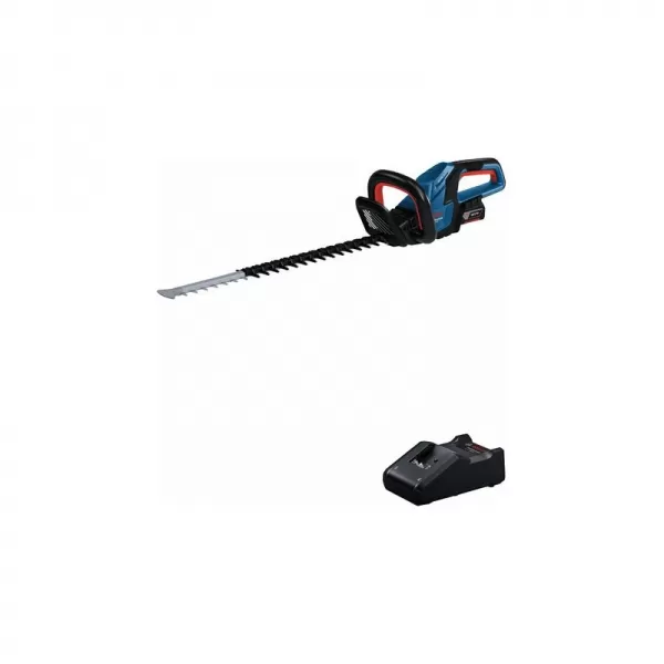 Akumulátorové nůžky na živé ploty 1x 4,0 Ah Bosch GHE 18V-60 Professional 06008C9001