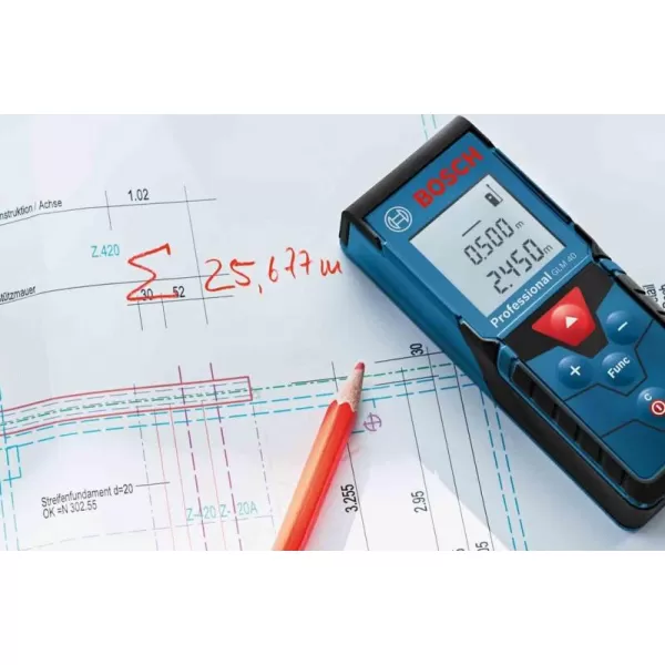 Laserový dálkoměr Bosch GLM 40 Professional 0.601.072.900