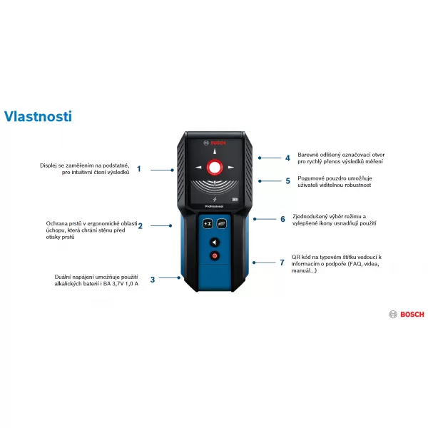 Detektor Bosch GMS 120-27 0601081700