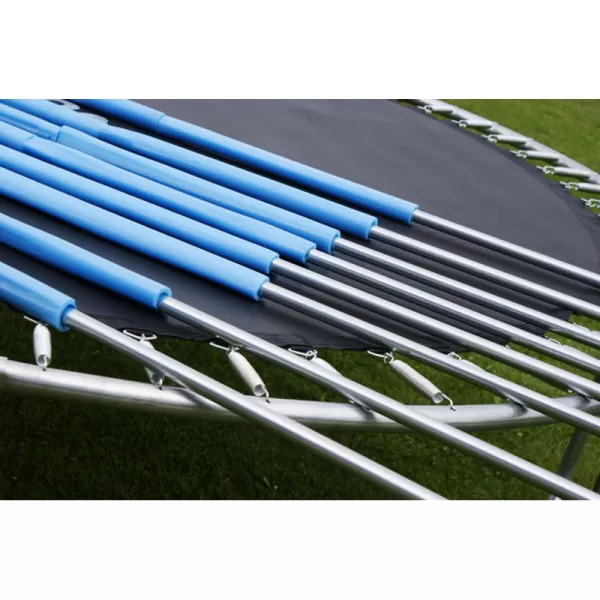 Trampolína červená 366 cm s ochrannou sítí + žebřík + krycí plachta GoodJump