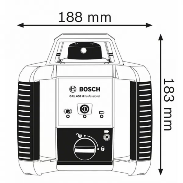 Stavební rotační laser Bosch GRL 400 H Professional 06159940JY