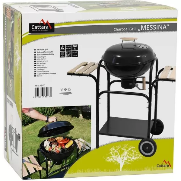 Gril Cattara na dřevěné uhlí MESSINA 46 cm 638730