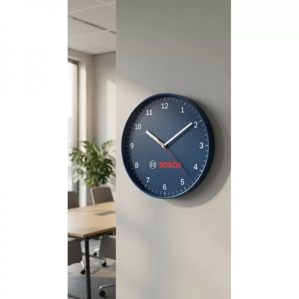Nástěnné hodiny modré Bosch 1619M013GT