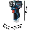 Aku vrtací šroubovák 12V bez aku Bosch PRO GSR 12V-32 FC 06019N7100