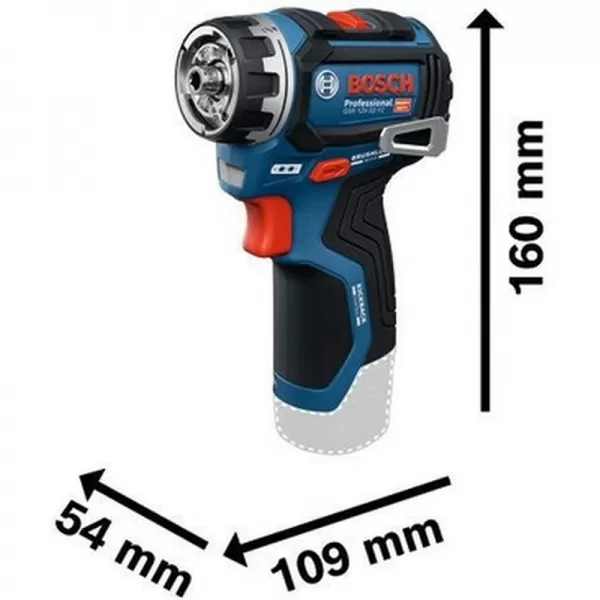 Aku vrtací šroubovák 12V bez aku Bosch PRO GSR 12V-32 FC 06019N7100