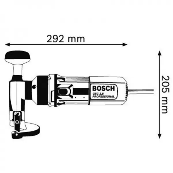 Nůžky na plech Bosch GSC 2,8 Professional