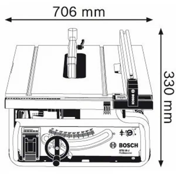 Stolní okružní pila Bosch GTS 10 J Professional