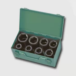Sada průmyslových hlavic 3/4" prodl. 8dílů 19-22-24-27-30-32-36-41mm HONITON H6008L