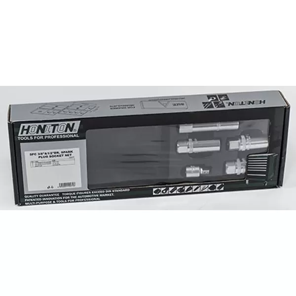 Sada klíčů na svíčky 3/8" a 1/2" 5 dílů HONITON HA077