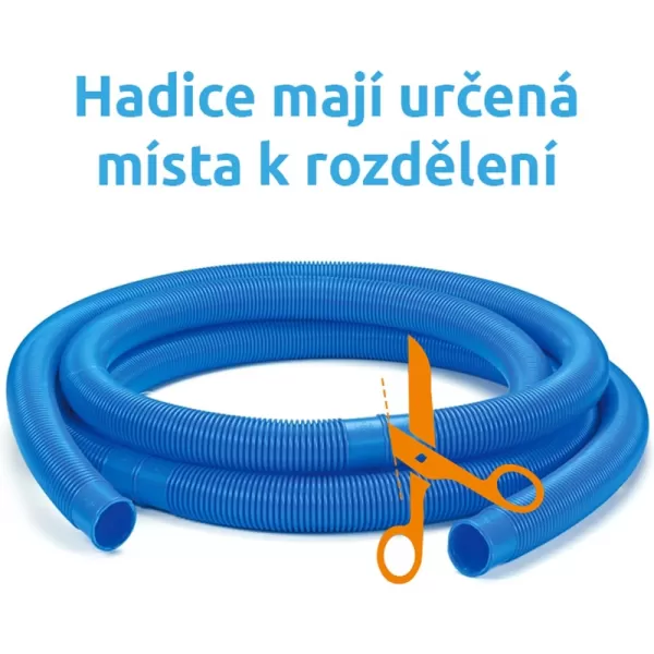 Hadice v metráži O 6/4" (38 mm) 1m modrá Marimex 11001043