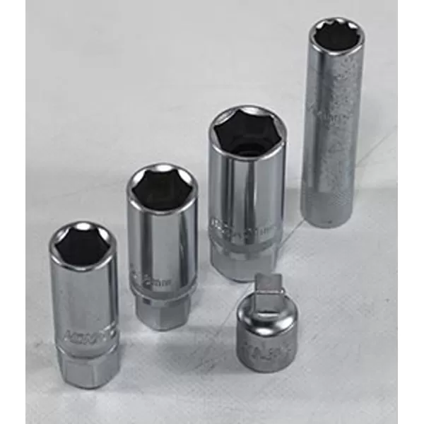 Sada klíčů na svíčky 3/8" a 1/2" 5 dílů HONITON HA077