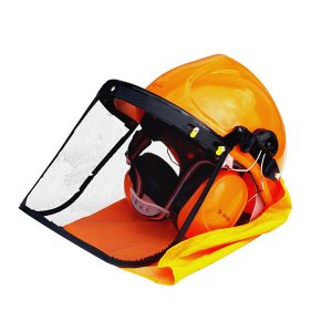 Ochranná helma se sluchátky a štítem HECHT 900100