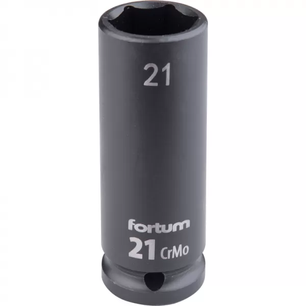 Hlavice nástrčná rázová 1/2", 21mm, L 78mm, CrMoV Fortum 4703221