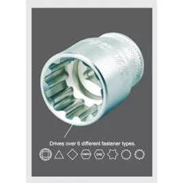 Hlavice nástrčná 1/4" 7mm 40CRV HONIDRIVER H2207