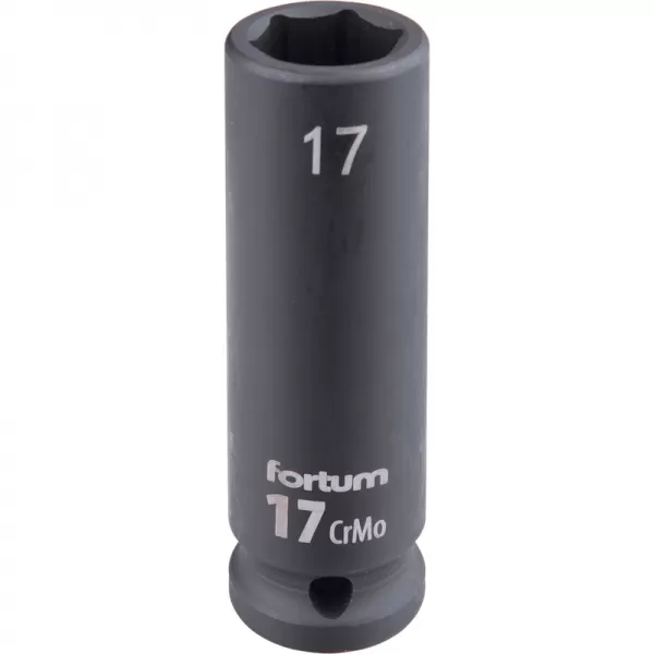 Hlavice nástrčná rázová 1/2", 17mm, L 78mm, CrMoV Fortum 4703217