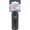 Hlavice nástrčná rázová 1/2", 22mm, L 78mm, CrMoV Fortum 4703222