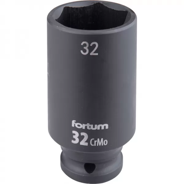 Hlavice nástrčná rázová 1/2", 32mm, L 78mm, CrMoV Fortum 4703232