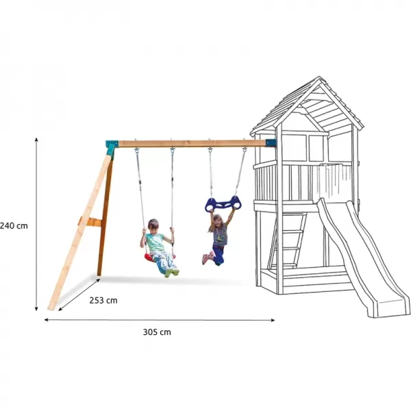 Houpačka k dětským hřištím Marimex Play 002 (přídavný modul) Marimex 11640128