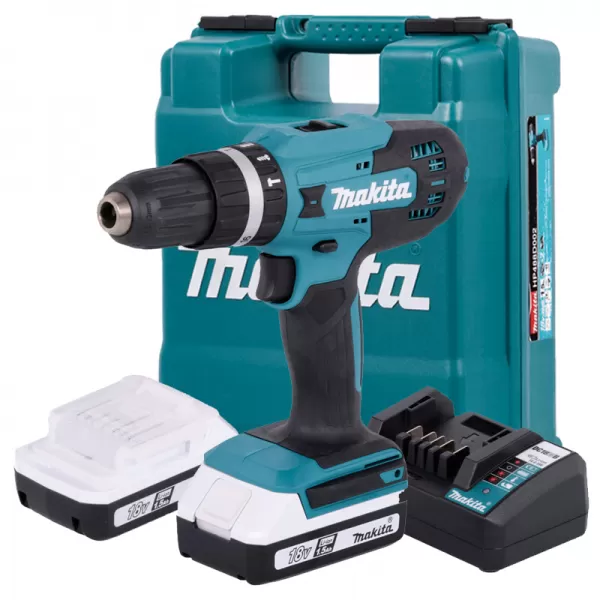 Aku příklepový šroubovák Li-ion 18V/2x1,5Ah G Makita HP488D002