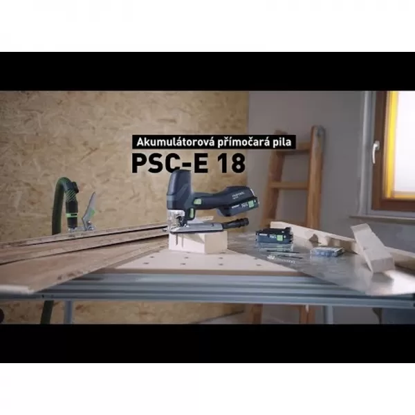 Aku přímočará pila 18V bez aku PSC-E 18 EB-Basic Festool 578521
