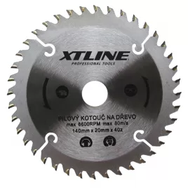 Kotouč pilový s SK plátky - trapéz | 255x2,5x30 mm, 80 zubů
