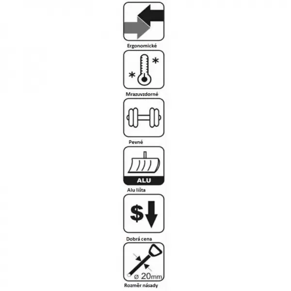 Sněhové hrablo VeGA K1