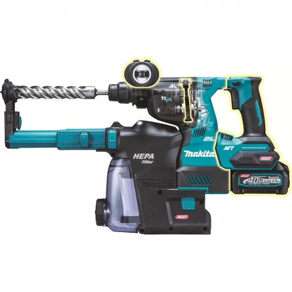 Aku kladivo SDS-Plus s AWS XGT 40V bez aku Makita HR001GZ03