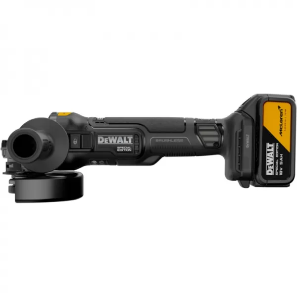 Aku úhlová bruska 125 mm 18V/2x5,0Ah McLaren DeWALT DCG45MP2T