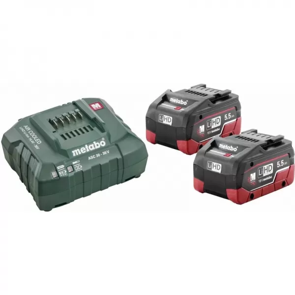 Sada akumulátorů 18 V/5,5 Ah LiHD SE PP Metabo 685122000