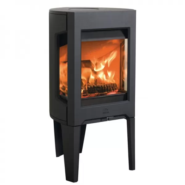 Krbová kamna černý lak, nohy, boční prosklení Jotul F 163 BP