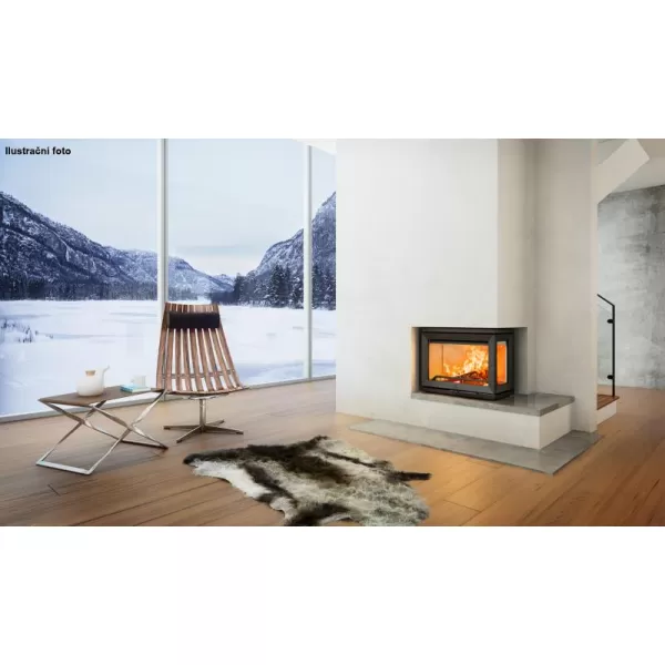 Krbová vložka černý lak pravé prosklení JOTUL I 520 CB FR