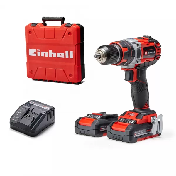 Aku příklepová vrtačka 18V/2x2,0Ah TP-CD 18/50 Li-i BL Cordless Impact Drill Einhell 4513940