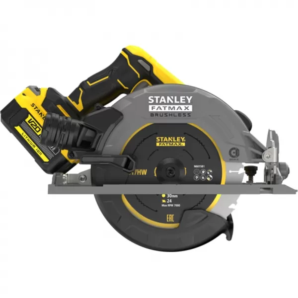 Aku okružní pila 18V/1x4,0Ah STANLEY FATMAX V20 SFMCS551M1T