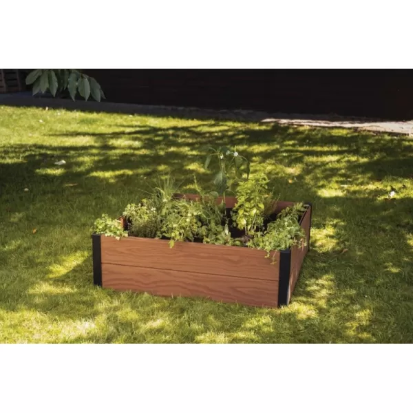 Květináč Keter Maple square hnědý vyvýšený záhon