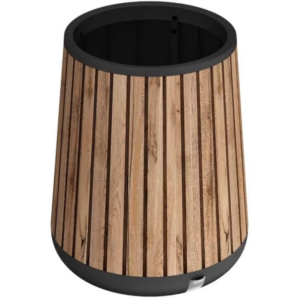 Květináč Keter Deco Conic walnut 261030