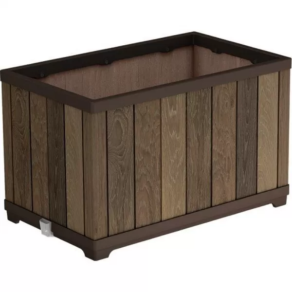 Květináč Keter Deco Rectangle walnut 612032