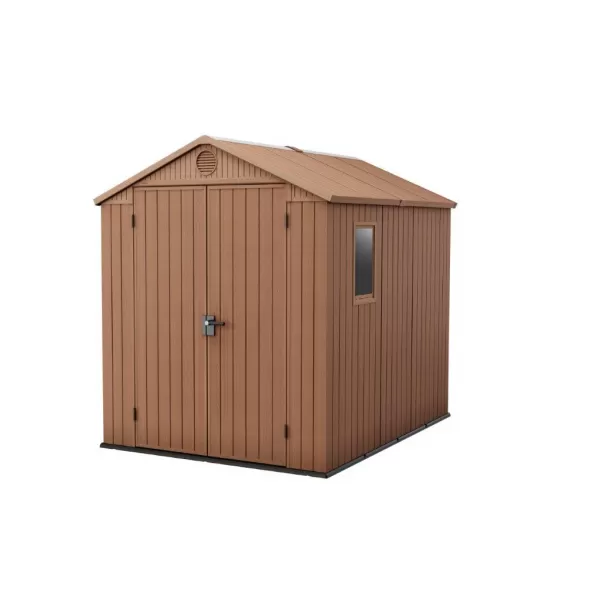 Zahradní domek Keter Darwin 6 x 8 hnědý, s podlahou
