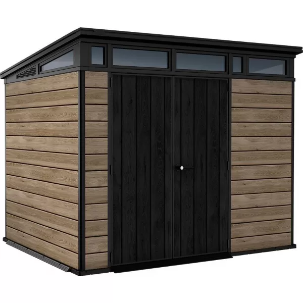Zahradní domek 9x7 Ashwood, s podlahou Keter PENT Signature 610674