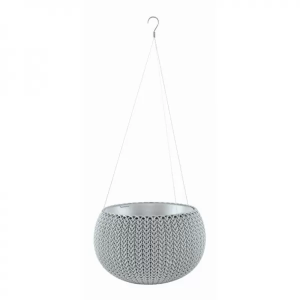 Květináč Keter COZY S závěsný Cloudy grey