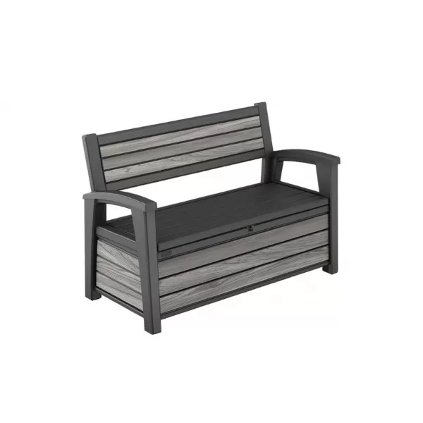 Zahradní lavice Keter Deco Garden Bench Storm grey 612057