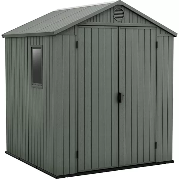 Zahradní domek Keter Darwin 6 x 6 zelený, s podlahou 610638