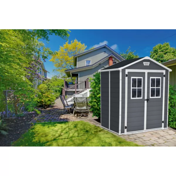 Zahradní domek Keter MANOR 6 x 5 DD tmavě šedý