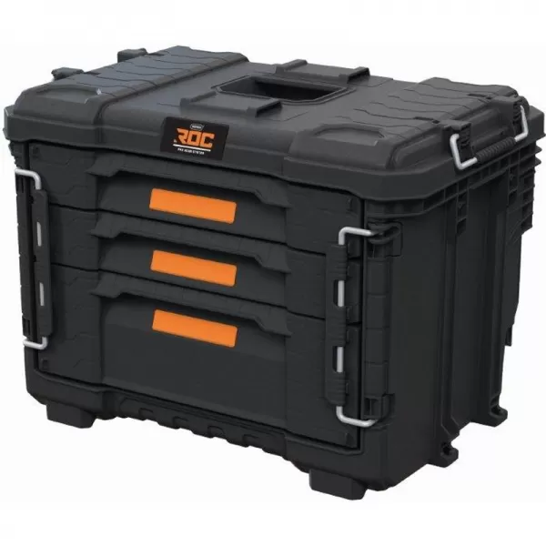 Box se třemi zásuvkami Keter ROC Pro Gear 2.0 610538