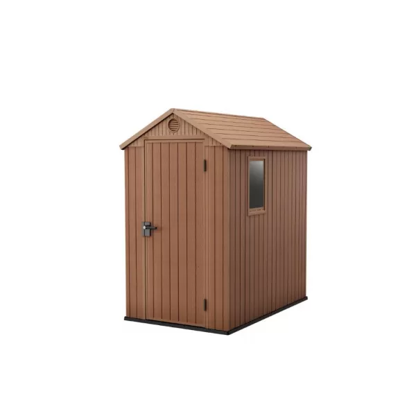 Zahradní domek 4 x 6 hnědý, s podlahou Keter Darwin