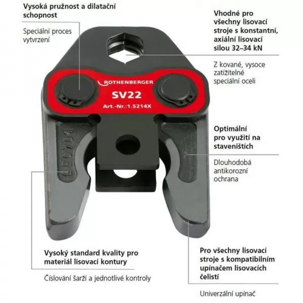 Lisovací čelisti ROTHENBERGER M 22