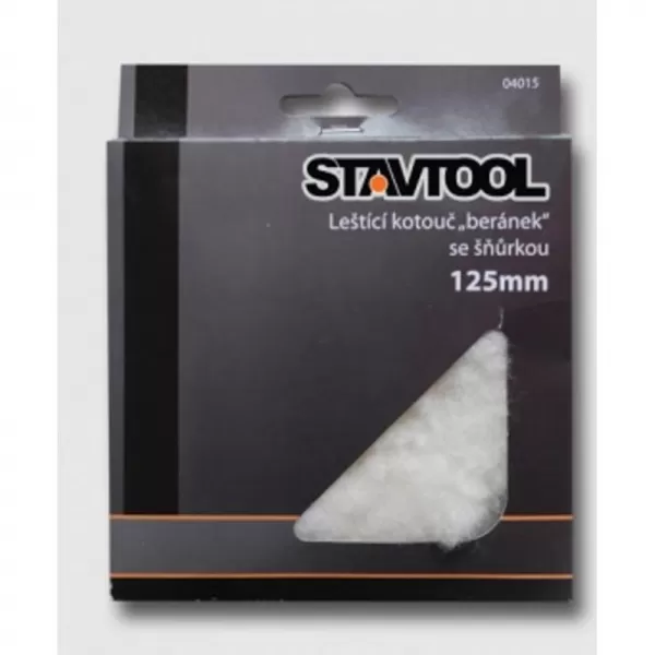 Kotouč leštící 125mm LH125V+suchý zip STAVTOOL KL04017