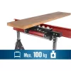 Koza/podavač 4-funkční, nosnost až 200kg, výška 83-127cm Fortum 4759985