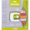 Kotouč diamantový řezný, turbo - suché i mokré řezání, 230x22,2x2,6mm Extol Craft 903055