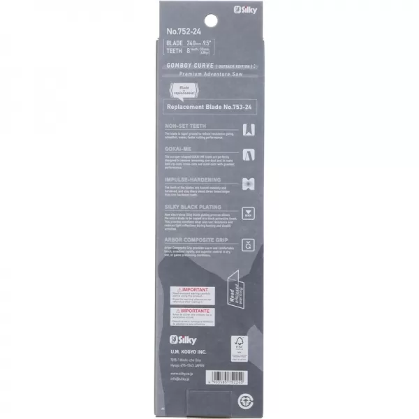 Skládací pila Gomboy Curve Professional 240-8 Outback Edition Silky KSI75224